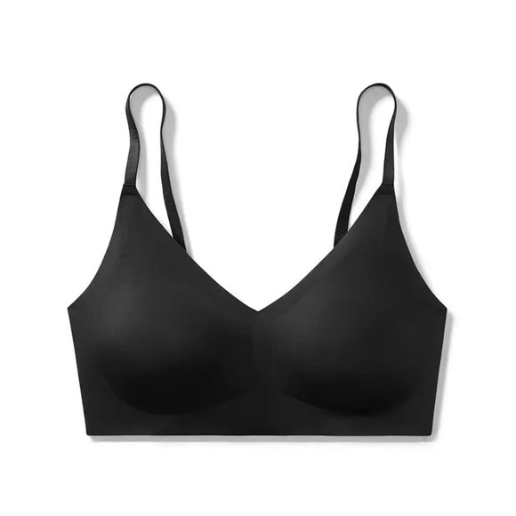 True & Co True Body Triangle Convertible Strap Black Bra XS - Picture 1 of 6
